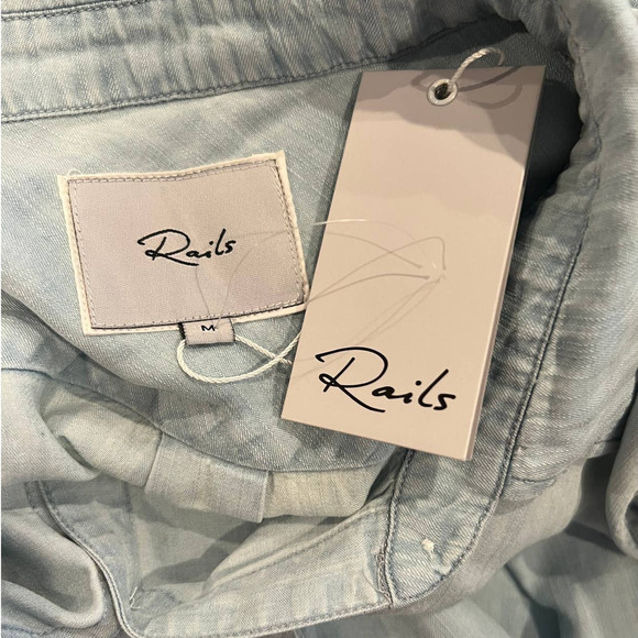 NWT Rails Carter Button Up Top (M) - Picture 5 of 7